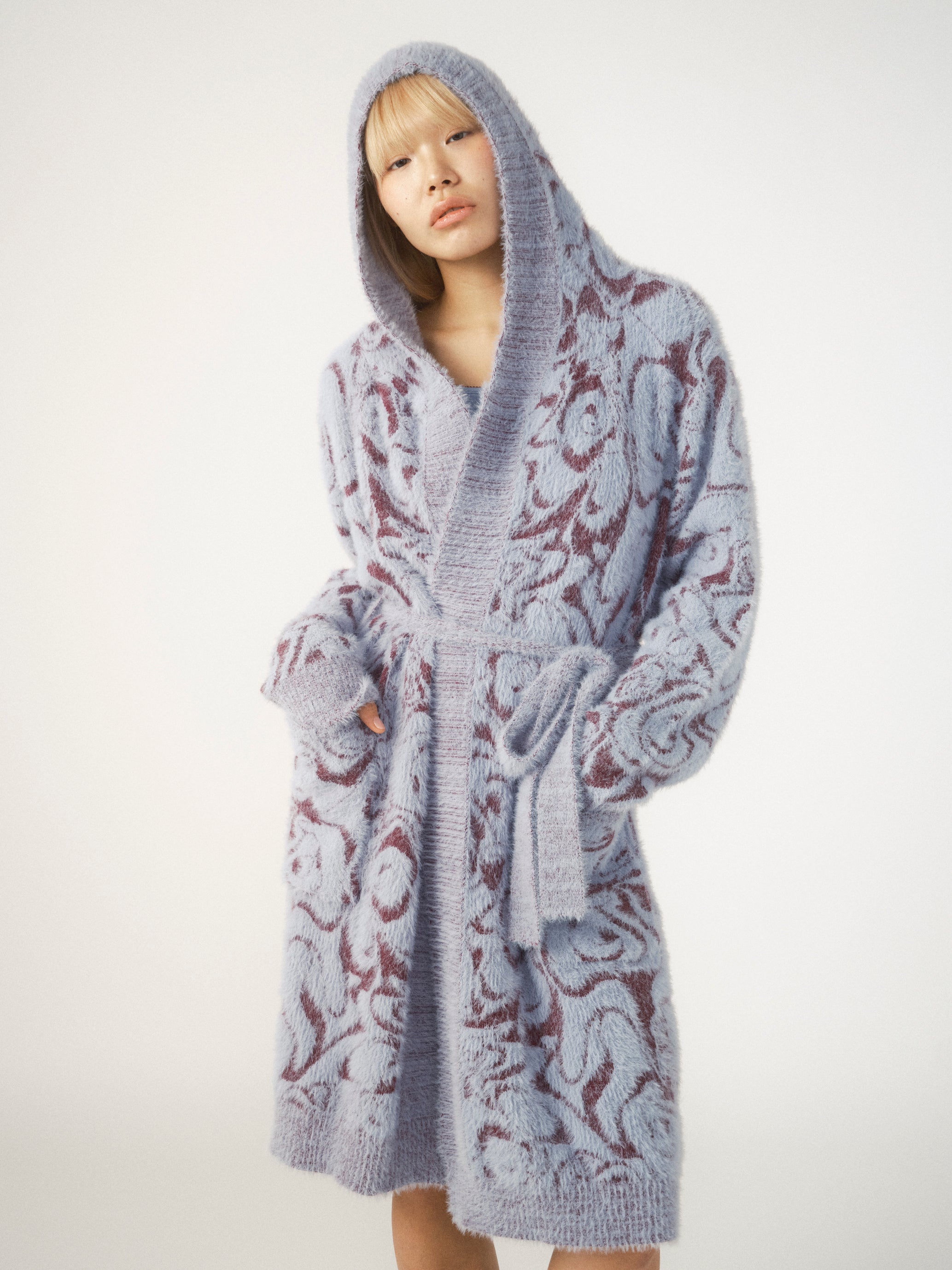 Hope Jacquard Knitted Robe