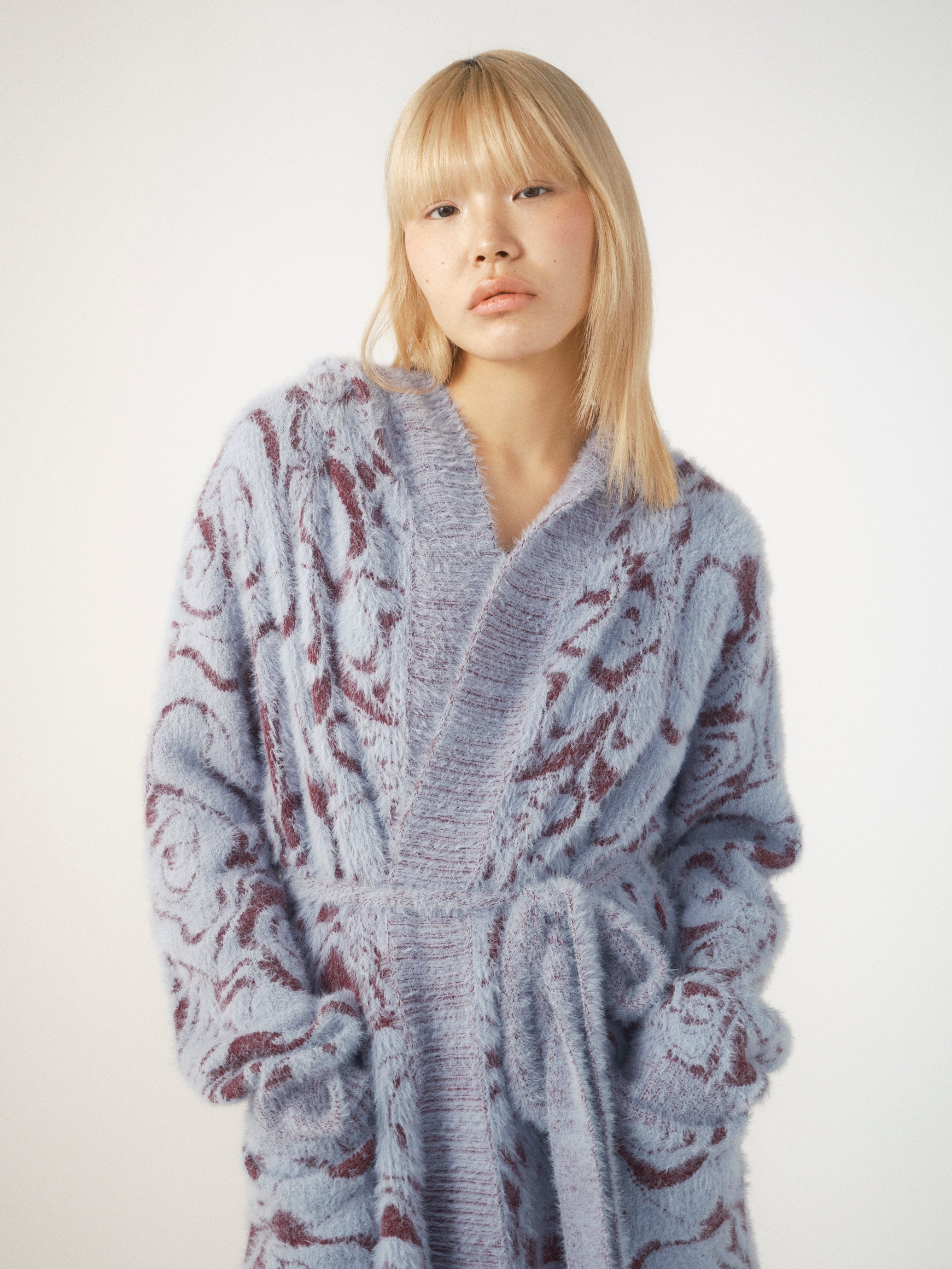 Hope Jacquard Knitted Robe