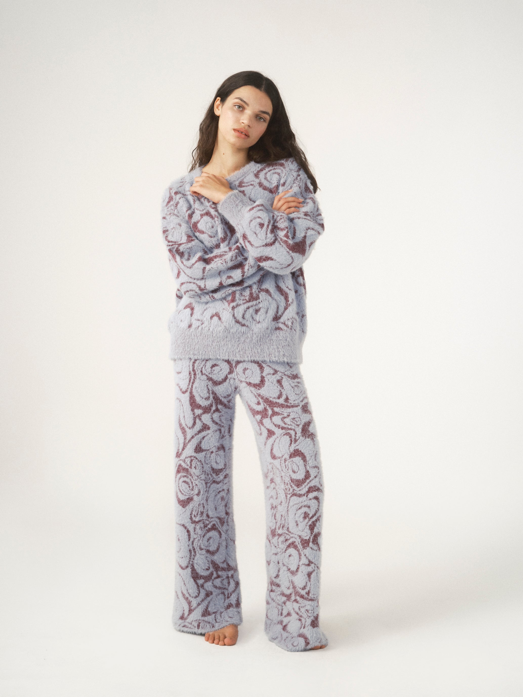 Hope Jacquard Knitted Trouser