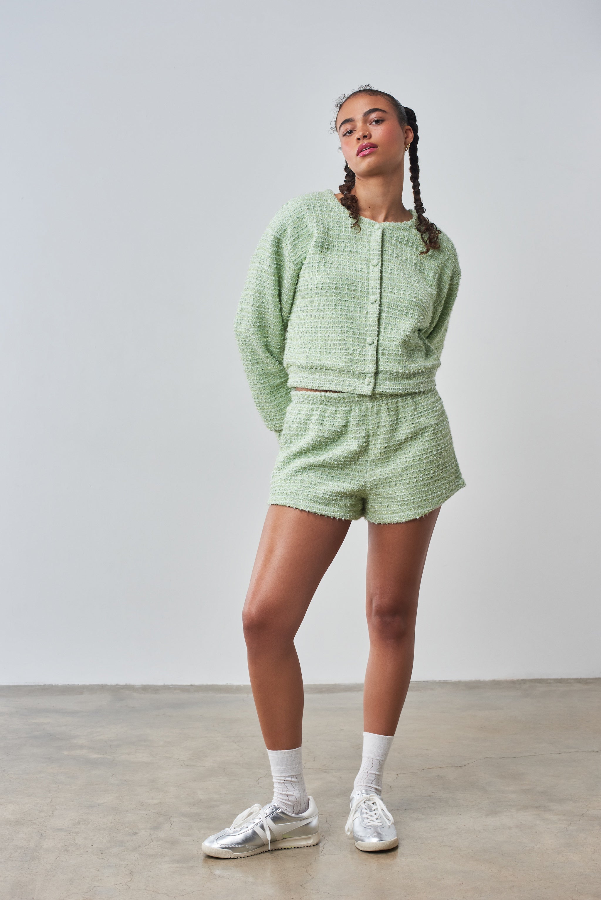 Anna Bouclé Shorts